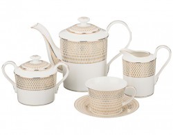 Чайный сервиз lefard "radial gold" на 6 пер. 15 пр. 1250/400/350/250 мл Lefard (760-415) Чайный сервиз lefard "radial gold" на 6 пер. 15 пр. 1250/400/350/250 мл Lefard (760-415)