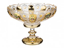 Фруктовница на ножке "lefard gold glass" диаметр=30 см. высота=23 см. Lefard (195-107) Фруктовница на ножке "lefard gold glass" диаметр=30 см. высота=23 см. Lefard (195-107)